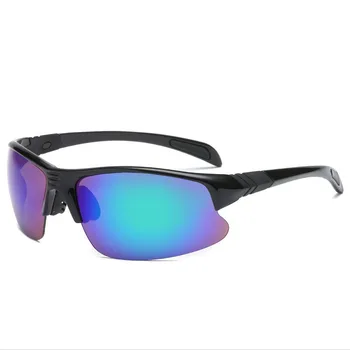 Солнцезащитные очки для велоспорта в полурамке, спортивные очки на открытом воздухе, мужские и женские очки UV400, велосипедные очки для верховой езды в горах, защита глаз