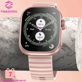 2023 НОВЫЕ женские смарт-часы с Bluetooth-вызовом, фонарик, наружные умные часы, монитор здоровья, водонепроницаемые спортивные часы для Android IOS