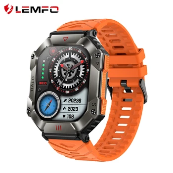 Мужские смарт-часы LEMFO KR80 с Bluetooth-набором, настраиваемый пульсометр, монитор артериального давления, спортивные смарт-часы для Android iOS