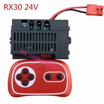 красный порт, 7 контактов, приемник для детской электрической игрушечной машинки wellye, пульт дистанционного управления Bluetooth 24 В, RX30 с плавным запуском, передатчик 2.4G
