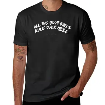 Новая футболка All The Good Girls, эстетичная одежда, топы, футболки для мальчиков, мужские футболки с графическим рисунком.