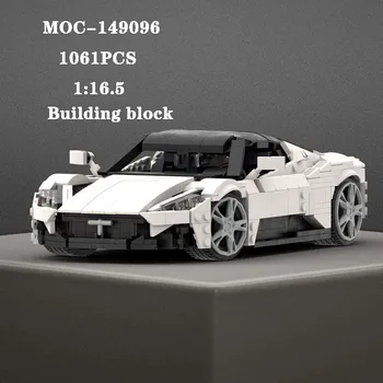 Классический строительный блок MOC-149096 Гоночная сборка супер спортивного автомобиля 1061 шт. Рождественская игрушка в подарок на день рождения взрослым и детям