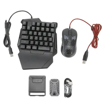 Игровая клавиатура Конвертер мыши конвертер мобильных игр Комбинированная настройка ключевых настроек 4 в 1 для мобильной игры
