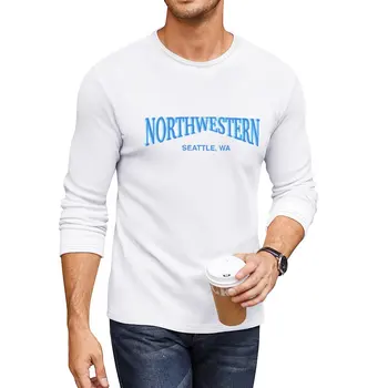 Новая длинная футболка fv northwestern, быстросохнущая футболка, одежда kawaii, футболки оверсайз, графические футболки, мужские футболки