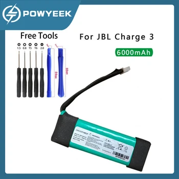 Для JBL Charge 3 charge3 аккумулятор 3,7 В 6000 мАч Bateria GSP1029102A для JBL speaker Charge 3 charge3 с инструментом для демонтажа