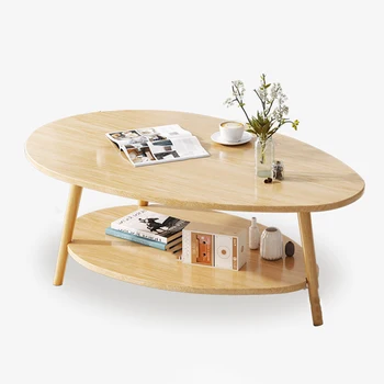 Минималистичный чайный столик для хранения в гостиной, Модный журнальный столик в скандинавском стиле, Многофункциональные предметы домашнего обихода