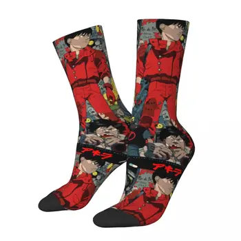 Забавный Сумасшедший Компрессионный Носок Unclejoffery для Мужчин в Стиле Хип-Хоп Harajuku Akira из Японской Манги 80-х годов Happy Seamless Boys Crew Sock