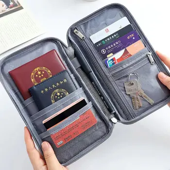 2023 Ретро Дорожный кошелек, Семейная сумка для паспортных карточек, новый Креативный Водонепроницаемый футляр для документов, органайзер, сумка для проездных документов, держатель карты