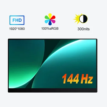 Xowin 17,3 Дюймов 240 Гц 144 Гц IPS Портативный Монитор ЖК-Экран HDR Type C HDMI-Совместимый Для Игрового Ноутбука Switch PS5 Xbox Macbook
