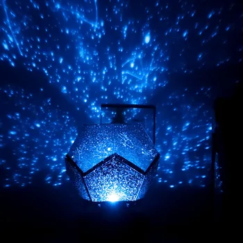 Звездный свет Романтическая Фантазия Вращающийся звездный Проектор Полная Звезда Креативный ночник подарочная атмосфера свет созвездия