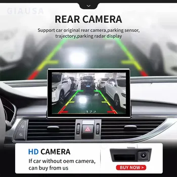Android 12,0 HD Автомобильный Радиоприемник с Антибликовым экраном для Audi A6 2012-2018 Навигация GPS DVD-плеер Беспроводной Carplay LHD Auto GPS Стерео