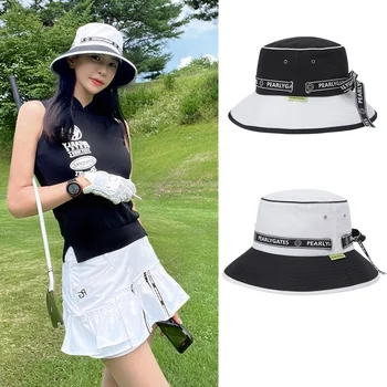 Женская шляпа для гольфа 2023 Новая летняя женская шляпа для гольфа Спорт на открытом воздухе и досуг солнцезащитная шляпа Модная и элегантная