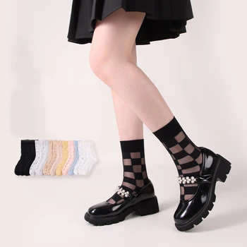 Модные Жаккардовые женские носки в стиле 