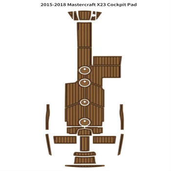 2015-2018 Mastercraft X23 Коврик Для Кокпита Лодки EVA Foam Из Искусственного Тика На Палубе