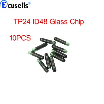 10 ШТ., (A4) TP24 ID48 стеклянный чип с автоответчиком, автомобильный пустой ключевой чип для Skoda