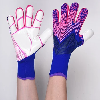 Новые вратарские перчатки для взрослых и детей, футбольные профессиональные тренировочные усовершенствованные утолщенные латексные перчатки, нескользящие