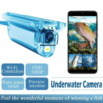 Беспроводной эхолот Go Pro Camera 64G Wifi Переключатель давления воды Прозрачная приманка для наблюдения за рыбалкой под водой