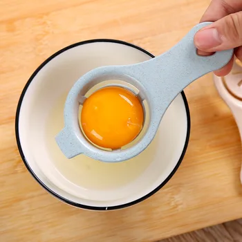 Сепаратор для яиц на ножке, Сепаратор для яичного желтка, Пластиковый Многофункциональный Фильтр для яичной жидкости, Принадлежности для выпечки, Кухонные Гаджеты