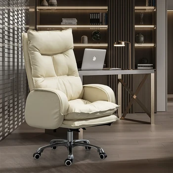 Роскошная Эргономичная подушка для офисного кресла, Компьютерное Удобное кресло с откидной спинкой, Офисные стулья, Игровая Столовая, спальни, Шезлонг, мебель для бюро