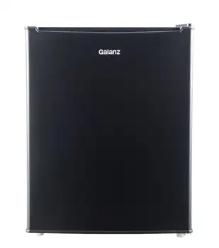Однодверный мини-холодильник Galanz объемом 2,7 кубических фута, черный, Estar