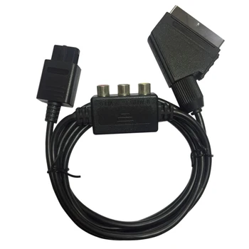 1,8 м для пары N64 Rgb, линия для метлы для N64 Scart, RGB-кабель с AV-базой
