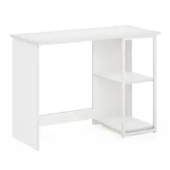 Компьютерный стол Furinno Camnus Modern Living 40 дюймов, Однотонный Белый/White