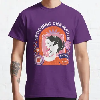 Spooning Champion Cats 2023 новая модная футболка для спортивного досуга с коротким рукавом