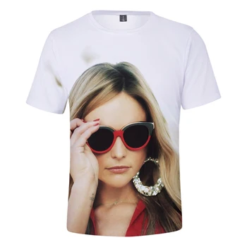 Новые модные футболки Miranda Lambert с 3D принтом Айкуки, популярная короткая футболка с круглым вырезом и короткими рукавами, крутая футболка
