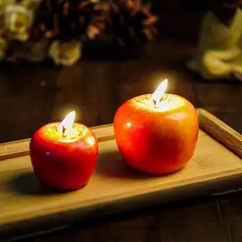 Полезная, прозрачная, Экологически чистая фруктовая свеча, Яркая летучая Ароматическая свеча для кухни