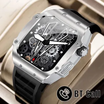 2023 Новые мужские часы Tonneau Call watch Водонепроницаемый спортивный фитнес-трекер Richard Style Без механических часов