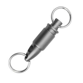 Мини-брелок с поворотным кольцом и пряжкой из титанового сплава, вращающийся мужской подарочный инструмент для наружного использования EDC