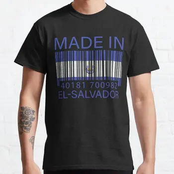 сделано в Сальвадоре, штрих-код Сальвадора 2023, новая модная футболка для спорта и отдыха, футболка с коротким рукавом