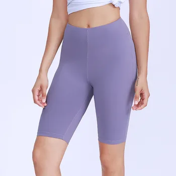 Женская спортивная одежда для занятий велоспортом, йогой, бегом, брюки с высокой талией, шорты