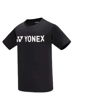 2023 YONEX Теннисная футболка матч бадминтон футболка с коротким рукавом одежда быстросохнущий спортивный трикотажный топ 115043 мужчины женщины поло