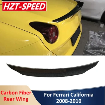 Комплект для модификации кузова Ferrari California 2008-2014, спойлер заднего багажника из настоящего углеродного волокна