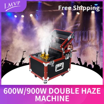 I.MVP Горячая продажа 600 Вт 900 Вт Hazer Haze Machine Противотуманная Дымовая машина с кейсом для бара, сцены, дискотеки, вечеринки