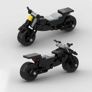 Строительные блоки для мотоциклов MOC City, наборы скоростей для гоночных мотоциклов, спортивные кирпичи Super Technique, детские игрушки для мальчиков, сделай САМ