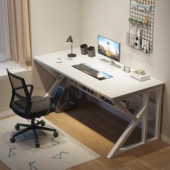 Скандинавские простые киберспортивные столы для офисной мебели, компьютерный стол для спальни, Высококлассный многофункциональный игровой стол для ПК Z