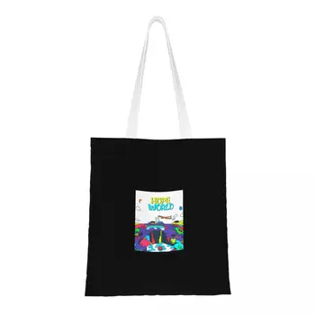 Альбом Hope World, сумки для покупок, холщовая сумка-тоут, складная сумка для покупок, женская модная сумка-тоут, дорожная сумка