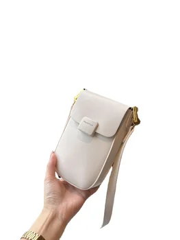 Популярная маленькая сумка Hxl с текстурой французского меньшинства, сумка для мобильного телефона, модная мини-квадратная сумка