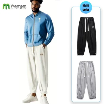 Мужские повседневные брюки в стиле хип-хоп с боковым принтом, джоггеры для бега, спортивные штаны, уличная одежда, модные брюки в стиле милитари, Размер ZX-K370