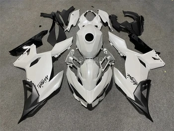 Высококачественный Новый Комплект Обтекателей для мотоцикла ABS, Пригодный для Kawasaki Ninja400 2019 2020 2021 ZX4R EX400, Инжекционный Кузов Белого Цвета