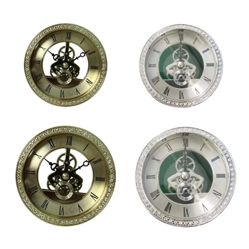 Ретро-Часы С Римскими Цифрами, Металлические Перспективные Настенные Часы для Замены Часов