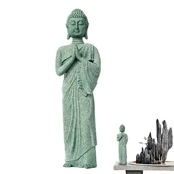 Каменная статуя Будды Ремесла Изысканный Аквариум Ландшафтные украшения Прочный И устойчивый к атмосферным воздействиям Дом Дзен Новый китайский