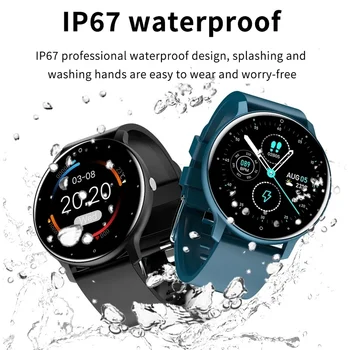 2023 Новые мужские смарт-часы с полным сенсорным экраном Спортивные фитнес-часы IP67 Водонепроницаемые мужские смарт-часы Bluetooth для Xiaomi для Huawei