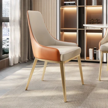 Дизайнерские кожаные кресла для гостиной, роскошное минималистичное кресло для отдыха в помещении, стол для макияжа, дизайнерская мебель для салона Fauteuil