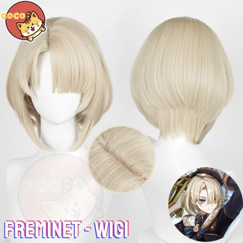 Короткий парик для косплея Genshin Impact Freminet Игровой парик Freminet для косплея Genshin Impact Короткий парик CoCos