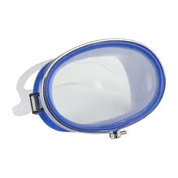 Маска для дайвинга С регулируемой пряжкой, плавательные очки для дайвинга овальной формы