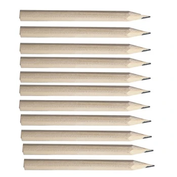 500шт 3,5-дюймовый деревянный карандаш, карандаш для начинающих, Канцелярские принадлежности для студентов, шестиугольный