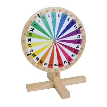 14-дюймовое колесо выбора, Редактируемое Цветное призовое колесо, Настенная столешница, 30 слотов для игры в вращение фортуны